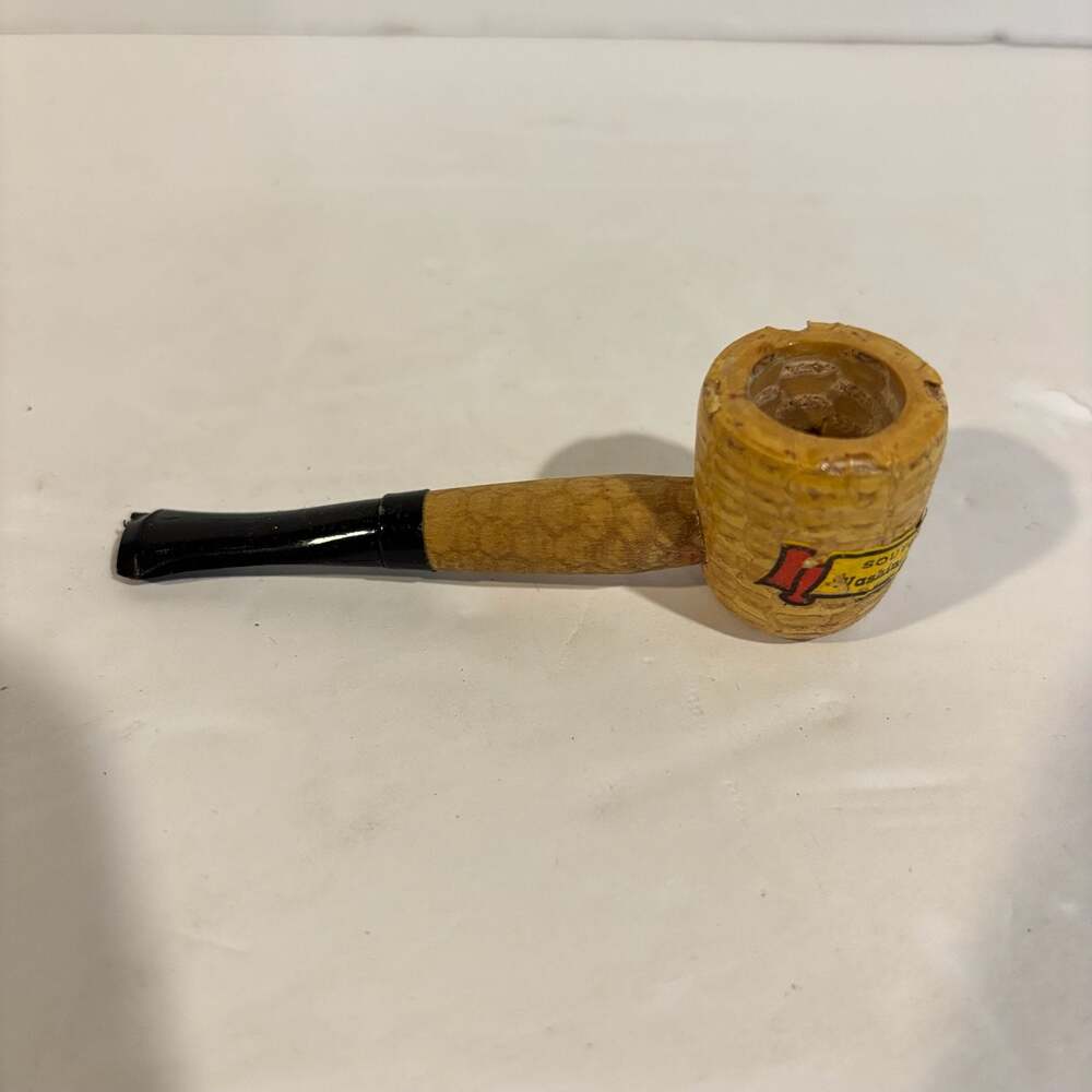 Vintage 1960s Missouri Meerschaum Corn Cob Pipe - Made in USA -